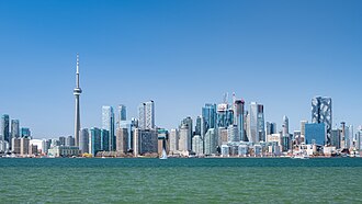 Toronto Skyline with CN Tower